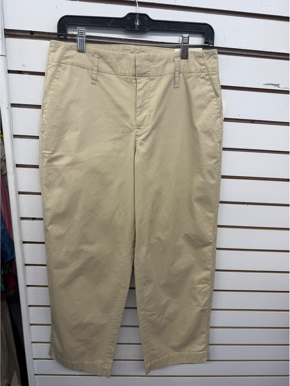 A New Day Women’s Size 6 Khaki Tan Stretch Straight Leg Pants NWT